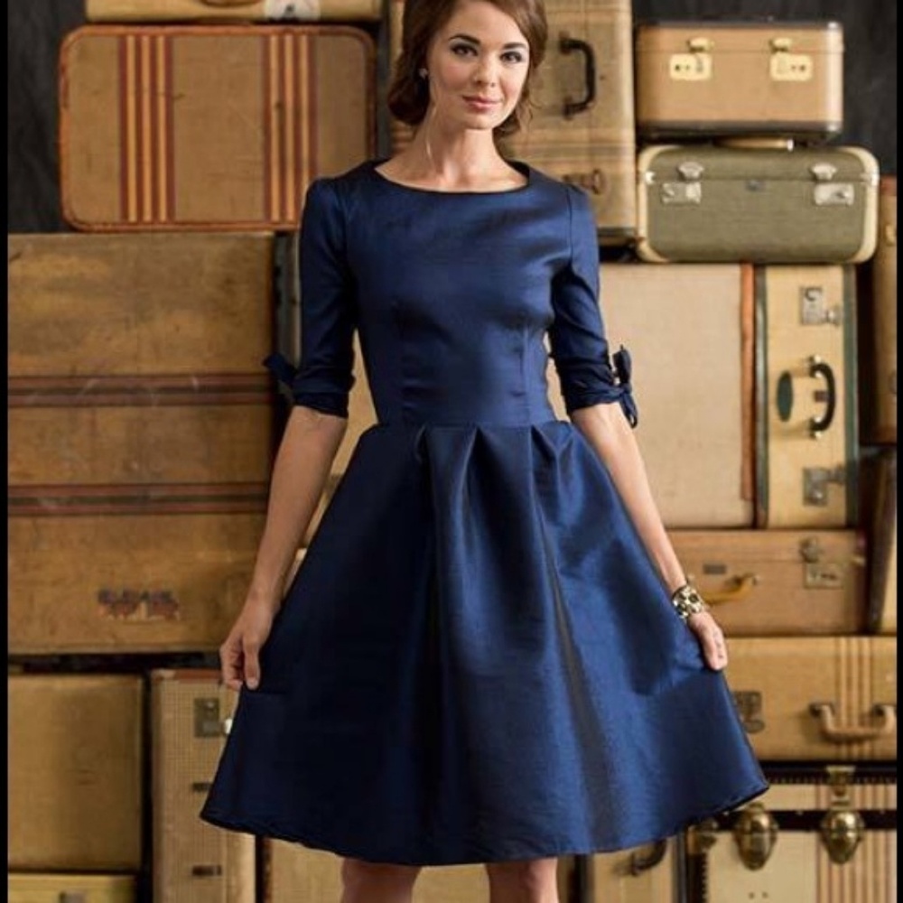 ◇Shabby Apple Nutcracker Dress Navy Defect (Sz 4)◇